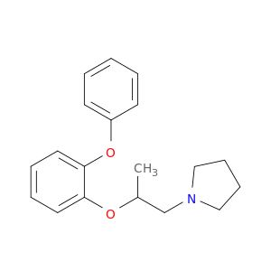Pyrrolidine,1-[2-(2-phenoxyphenoxy)propyl]-
