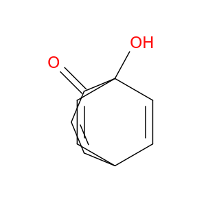 Bicyclo[3.2.2]nona-3,6,8-trien-2-one, 1-hydroxy-
