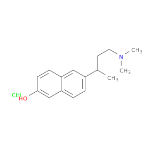 2-Naphthalenol, 6-[3-(dimethylamino)-1-methylpropyl]-, hydrochloride