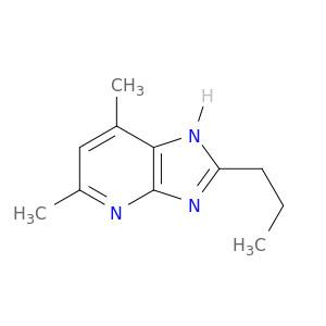 1H-Imidazo[4,5-b]pyridine, 5,7-dimethyl-2-propyl-