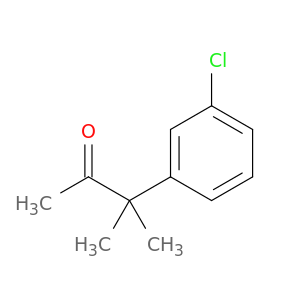 3-(3-氯苯基)-3-甲基丁-2-酮
