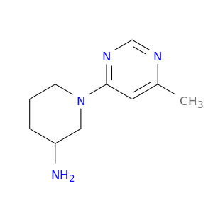 1-(6-methylpyrimidin-4-yl)piperidin-3-amine