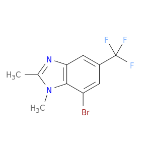 7-Bromo-1,2-dimethyl-5-(trifluoromethyl)benzimidiazole