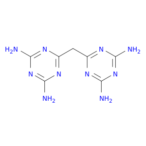 6-[(4,6-diamino-1,3,5-triazin-2-yl)methyl]-1,3,5-triazine-2,4-diamine