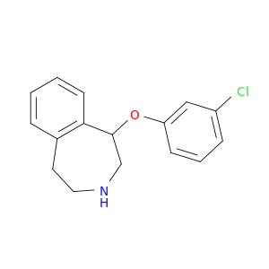 1H-3-Benzazepine, 1-(3-chlorophenoxy)-2,3,4,5-tetrahydro-