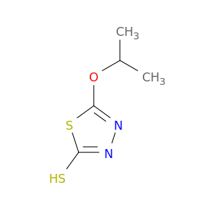 1,3,4-Thiadiazole-2(3H)-thione, 5-(1-methylethoxy)-