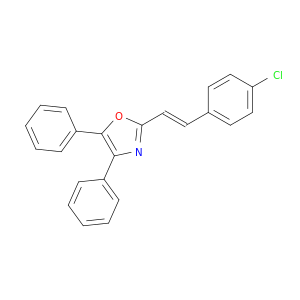 Oxazole, 2-[(1E)-2-(4-chlorophenyl)ethenyl]-4,5-diphenyl-