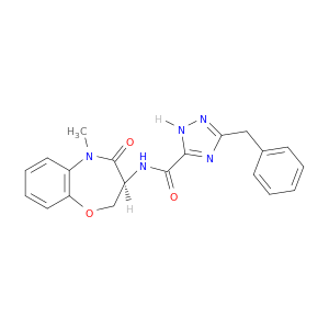 (S)-5-苄基-N-(5-甲基-4-氧代-2,3,4,5-四氢苯并[b][1,4]氧氮杂卓-3-基)-1H-1,2,4-三唑-3-甲酰胺