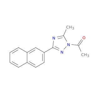 1H-1,2,4-Triazole, 1-acetyl-5-methyl-3-(2-naphthalenyl)-
