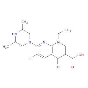 7-(3,5-dimethylpiperazin-1-yl)-1-ethyl-6-fluoro-4-oxo-1,4-dihydro-1,8-naphthyridine-3-carboxylic acid