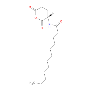 Dodecanamide, N-[(3S)-tetrahydro-2,6-dioxo-2H-pyran-3-yl]-