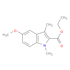 1H-Indole-2-carboxylic acid, 5-methoxy-1,3-dimethyl-, ethyl ester