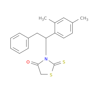 4-Thiazolidinone, 3-[1-(2,4-dimethylphenyl)-2-phenylethyl]-2-thioxo-