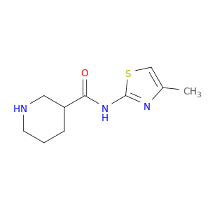 N-(4-Methyl-1,3-thiazol-2-yl)piperidine-3-carboxamide