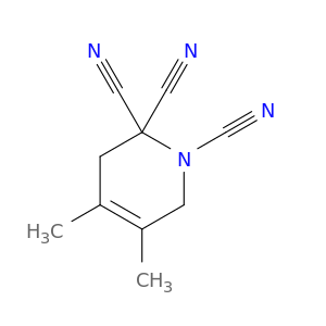 1,2,2-Pyridinetricarbonitrile, 3,6-dihydro-4,5-dimethyl-