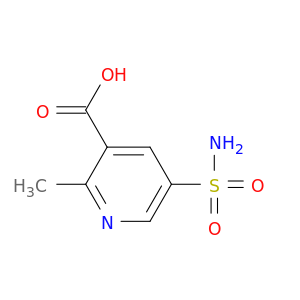 2-Methyl-5-sulfamoylpyridine-3-carboxylic acid