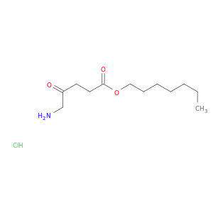 Pentanoic acid, 5-amino-4-oxo-, heptyl ester, hydrochloride