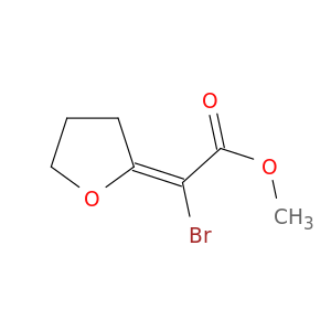Acetic acid,2-bromo-2-(dihydro-2(3H)-furanylidene)-, methyl ester, (2Z)-