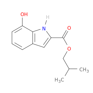 1H-Indole-2-carboxylic acid, 7-hydroxy-, 2-methylpropyl ester