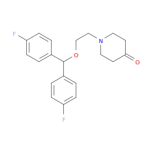 4-Piperidinone, 1-[2-[bis(4-fluorophenyl)methoxy]ethyl]-