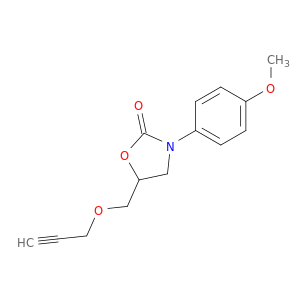 2-Oxazolidinone,3-(4-methoxyphenyl)-5-[(2-propyn-1-yloxy)methyl]-