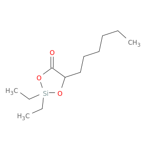 1,3-Dioxa-2-silacyclopentan-4-one, 2,2-diethyl-5-hexyl-