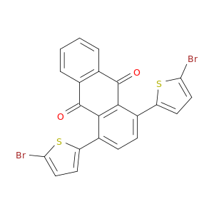 9,10-Anthracenedione, 1,4-bis(5-bromo-2-thienyl)-