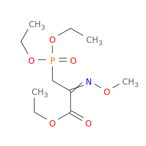 Propanoic acid, 3-(diethoxyphosphinyl)-2-(methoxyimino)-, ethyl ester