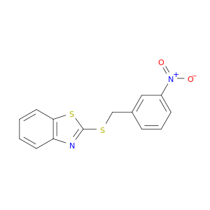 Benzothiazole, 2-[[(3-nitrophenyl)methyl]thio]-
