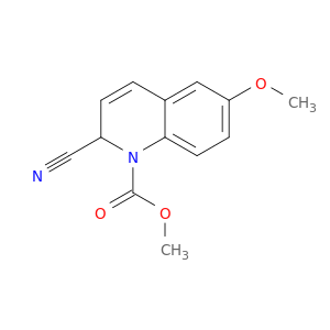 1(2h)-quinolinecarboxylic acid, 2-cyano-6-methoxy-, methyl ester