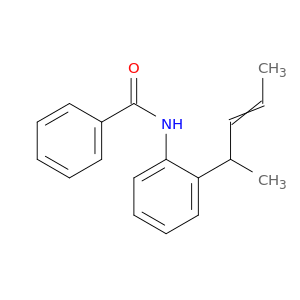 Benzamide, N-[2-(1-methyl-2-butenyl)phenyl]-
