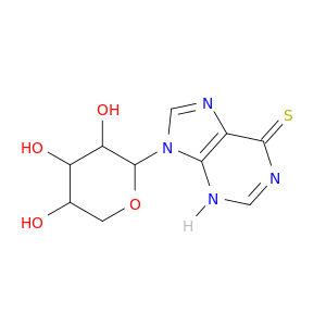 9H-Purine-6-thiol, 9-b-D-xylopyranosyl- (8CI)