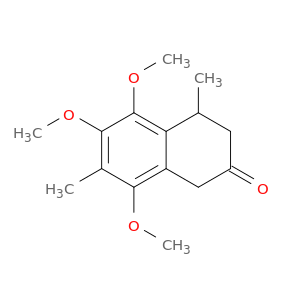 2(1H)-Naphthalenone, 3,4-dihydro-5,6,8-trimethoxy-4,7-dimethyl-