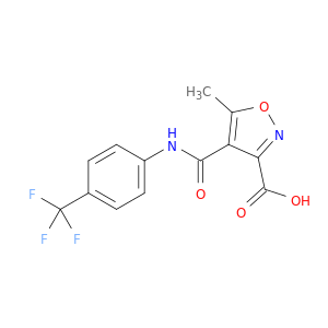 3-Isoxazolecarboxylicacid, 5-methyl-4-[[[4-(trifluoromethyl)phenyl]amino]carbonyl]-