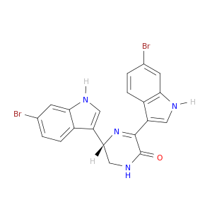 (5S)-3,5-双(6-溴-1H-吲哚-3-基)-5,6-二氢-2(1H)-吡嗪酮