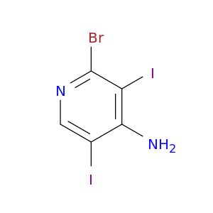 2-溴-4-氨基-3,5-二碘吡啶