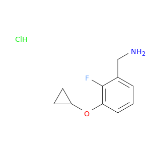 (3-Cyclopropoxy-2-fluorophenyl)methanamine hydrochloride