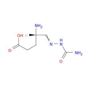 Pentanoic acid, 4-amino-5-[(aminocarbonyl)hydrazono]-, (4S)-