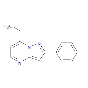 Pyrazolo[1,5-a]pyrimidine, 7-ethyl-2-phenyl-