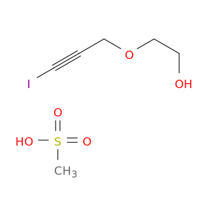 Ethanol, 2-[(3-iodo-2-propynyl)oxy]-, methanesulfonate
