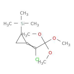 Silane, [(1-chloro-2,2,2-trimethoxyethylidene)cyclopropyl]trimethyl-
