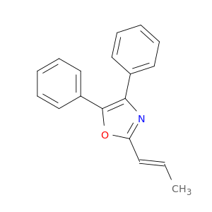 Oxazole, 4,5-diphenyl-2-(1E)-1-propen-1-yl-