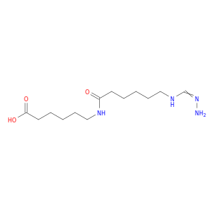 Hexanoic acid,6-[[6-[(aminoiminomethyl)amino]-1-oxohexyl]amino]-