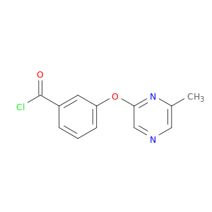 Benzoylchloride, 3-[(6-methyl-2-pyrazinyl)oxy]-
