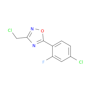 5-(4-Chloro-2-fluorophenyl)-3-(chloromethyl)-1,2,4-oxadiazole