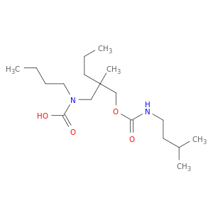 Carbamic acid,isopentyl-, 2-(hydroxymethyl)-2-methylpentyl ester butylcarbamate (ester) (8CI)