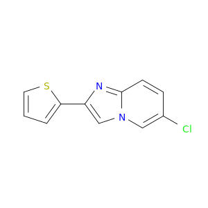 Imidazo[1,2-a]pyridine,6-chloro-2-(2-thienyl)-
