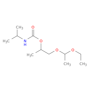 Carbamic acid, (1-methylethyl)-, 2-(1-ethoxyethoxy)-1-methylethyl ester