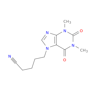 7H-Purine-7-pentanenitrile, 1,2,3,6-tetrahydro-1,3-dimethyl-2,6-dioxo-