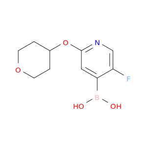 [5-Fluoro-2-(oxan-4-yloxy)pyridin-4-yl]boronic acid